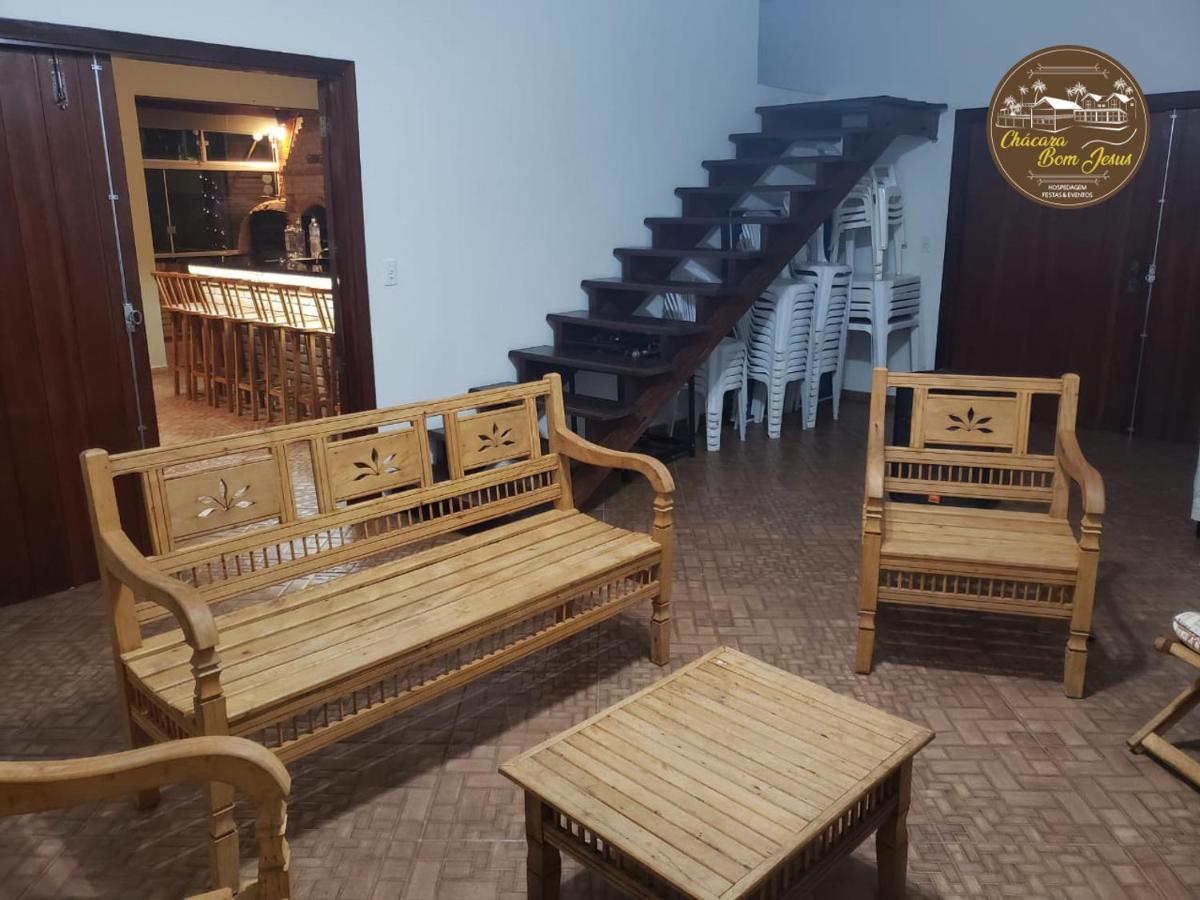 Chácara Bom Jesus Villa Caconde Bagian luar foto
