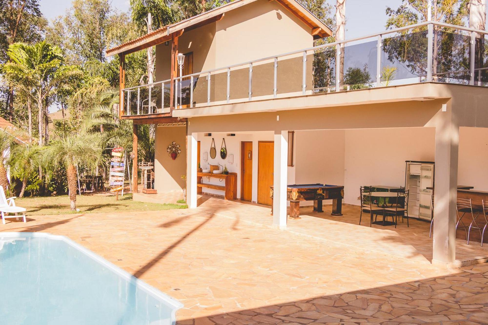Chácara Bom Jesus Villa Caconde Bagian luar foto