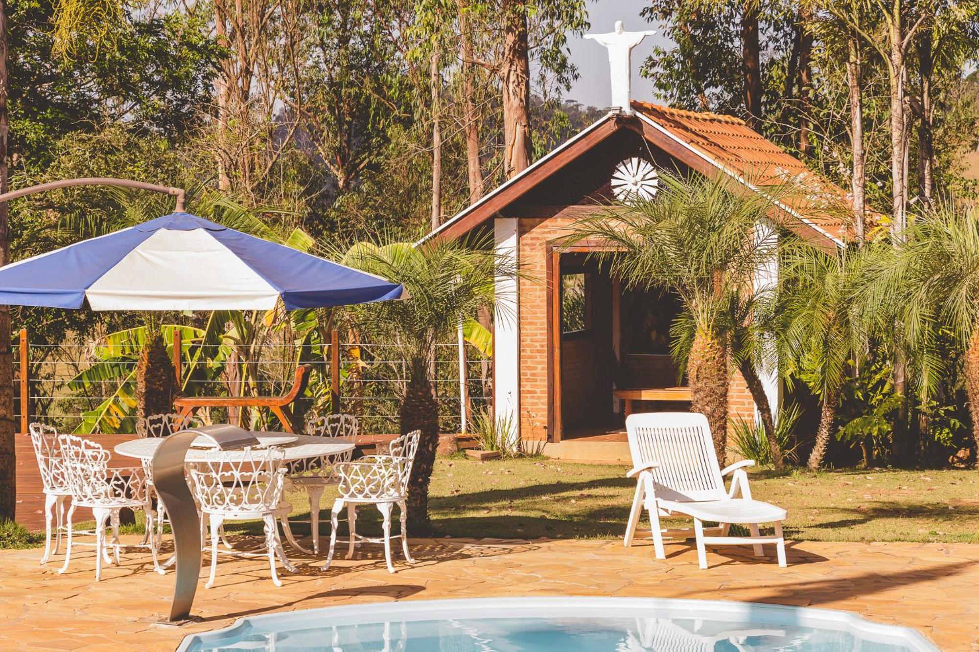 Chácara Bom Jesus Villa Caconde Bagian luar foto